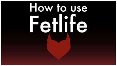 Getting Started On Fetlife